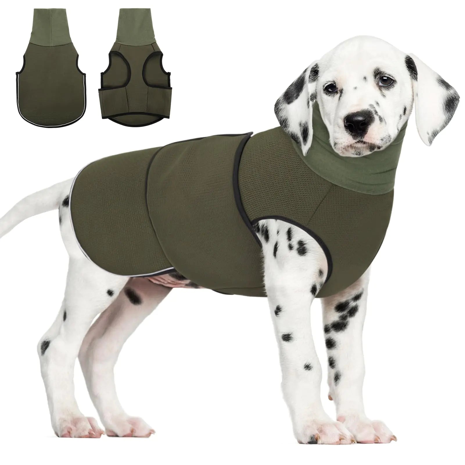 AOFITEE Dog Anxiety Calming Hoodie Thunder Jacket for Dogs Anxiety Breathable Dog Calming Shirt for Fireworks Thunder Travel Separation Dog Hoodies for Noise Block & Ear Protection XS