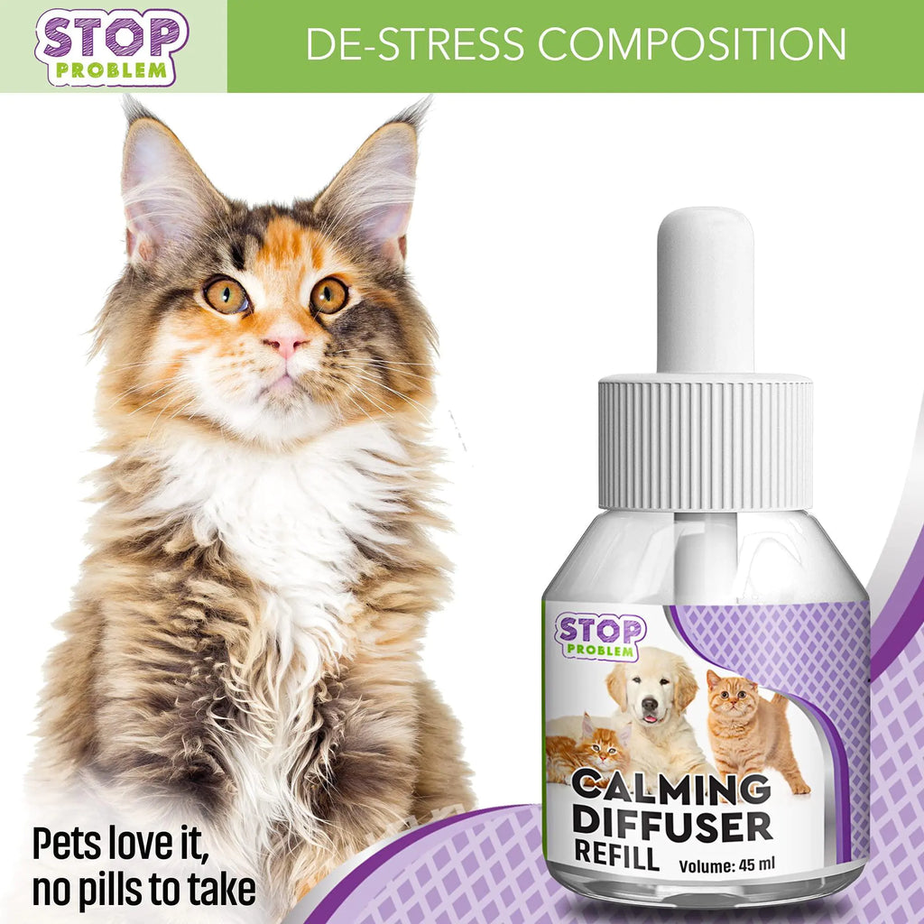 Soothing Cat Calm Diffuser: Anti-Anxiety Pheromone Plug